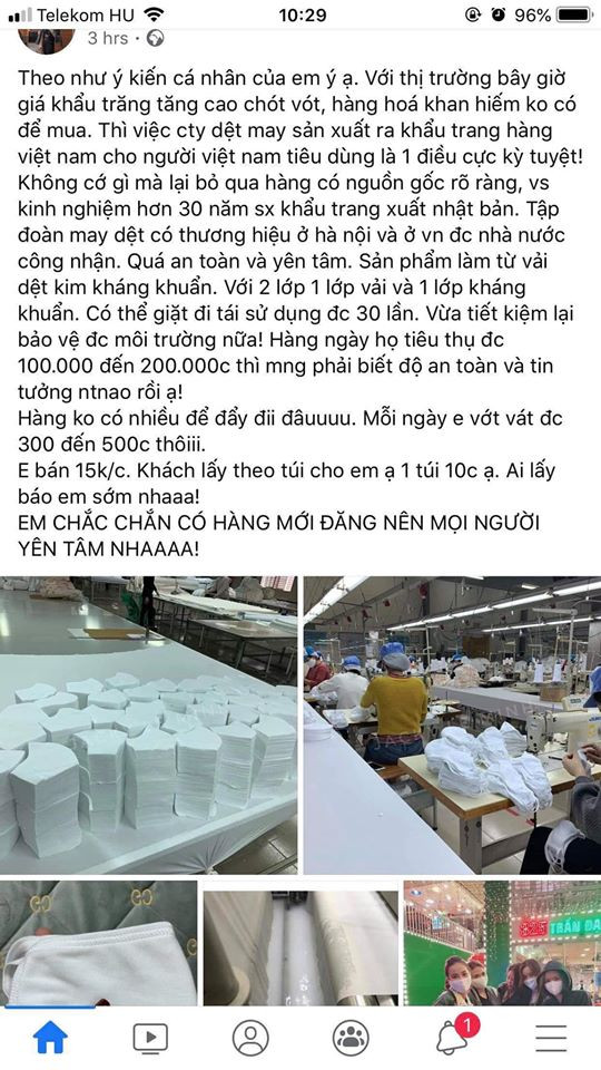 Quá tải sản xuất khẩu trang kháng khuẩn, hàng giả Dệt Kim Đông Xuân tung hoành ảnh 2