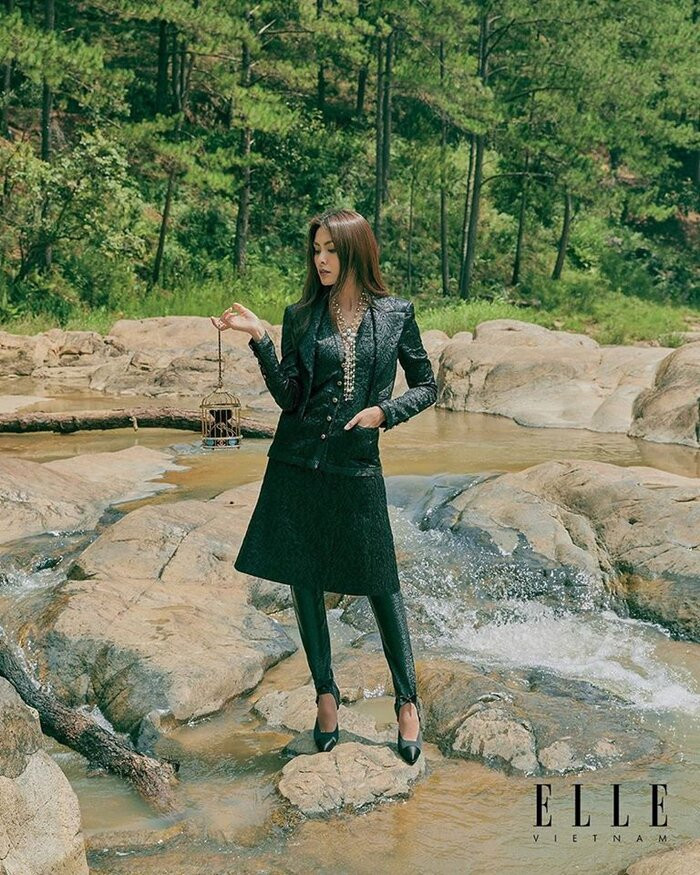 Tăng Thanh Hà khoe thần thái đỉnh cao trên tạp chí Elle ảnh 6