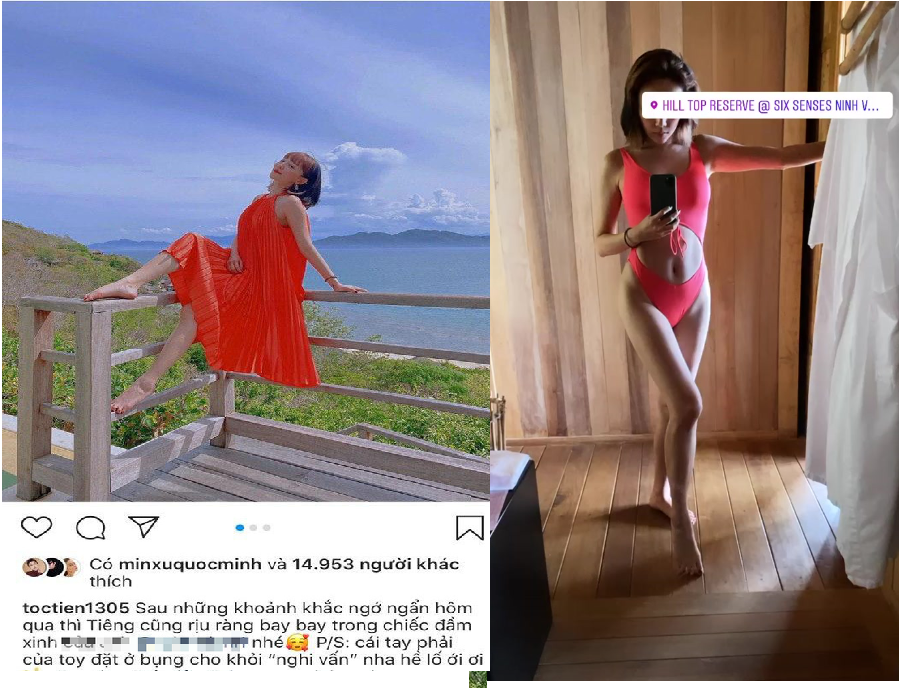 Tóc Tiên diện váy rộng thùng thình giữa nghi vấn mang thai ảnh 1