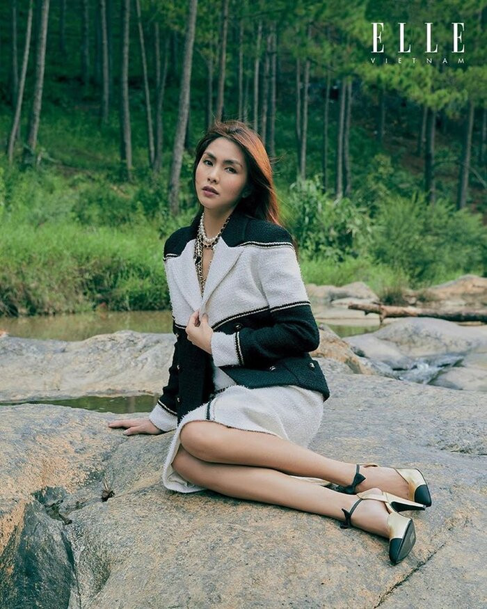 Tăng Thanh Hà khoe thần thái đỉnh cao trên tạp chí Elle ảnh 8
