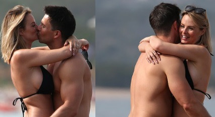 Mỹ nhân nóng bỏng Rhian Sugden và chồng âu yếm ở biển ảnh 5