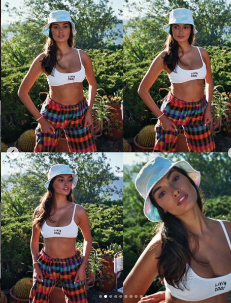 Chân dài 9x Gizele Oliveira mặc áo tắm cúp ngực siêu nóng bỏng ảnh 8