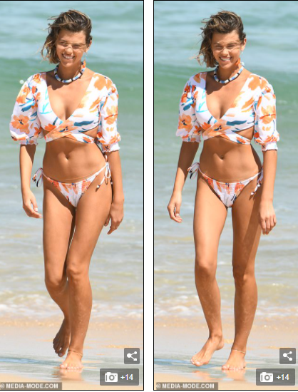 Siêu mẫu Georgia Fowler đẹp mê mẩn ở biển khó rời mắt ảnh 6