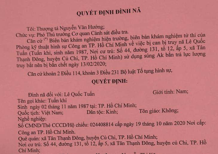 Đình nã đối với Tuấn 'khỉ' ảnh 1