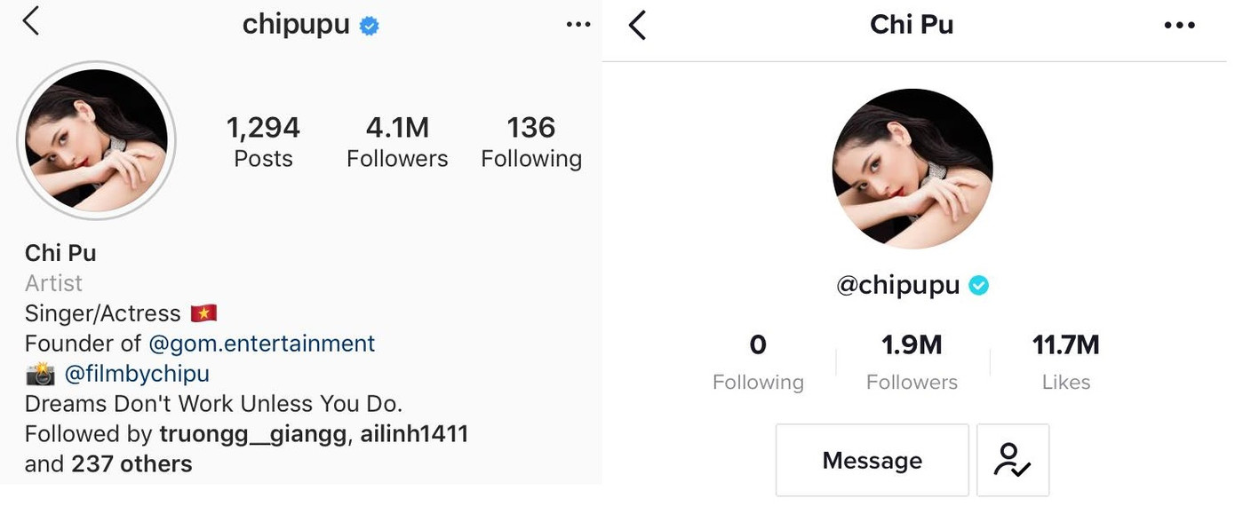 Vượt qua Ngọc Trinh, đây mới là nữ Idol có lượt follow nhiều nhất từ Tiktok đến Instagram ảnh 2