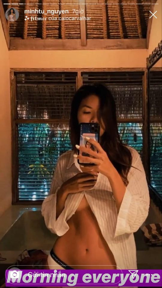 Minh Tú hết tung ảnh khoả thân lại khoe body ‘bỏng rẫy’ với bikini ảnh 6