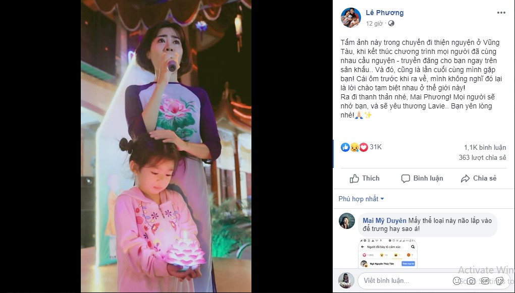 Trấn Thành, Hà Hồ, Lê Phương chia sẻ về kỷ niệm cuối cùng với Mai Phương ảnh 2