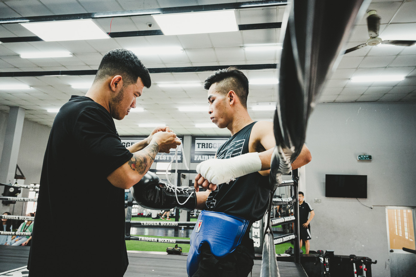 Võ sĩ Trần Văn Thảo tập luyện 'đổ máu' cho trận tranh đai vô địch IBA thế giới ảnh 3