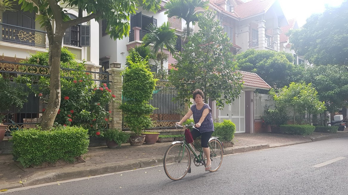 Cận cảnh biệt thự đô thị mẫu Hà Nội 'đua nhau' thay cây xanh, lát vỉa hè sai quy hoạch ảnh 11