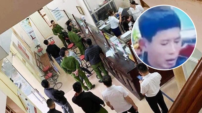 Bắt nghi phạm dí súng vào đầu nhân viên ngân hàng, cướp hàng trăm triệu đồng ảnh 1