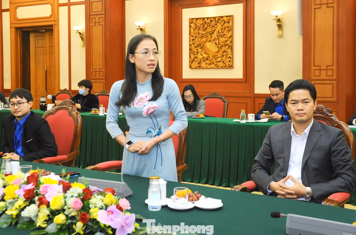 Thường trực Ban Bí thư Trần Quốc Vượng gặp mặt thầy thuốc trẻ tiêu biểu ảnh 3