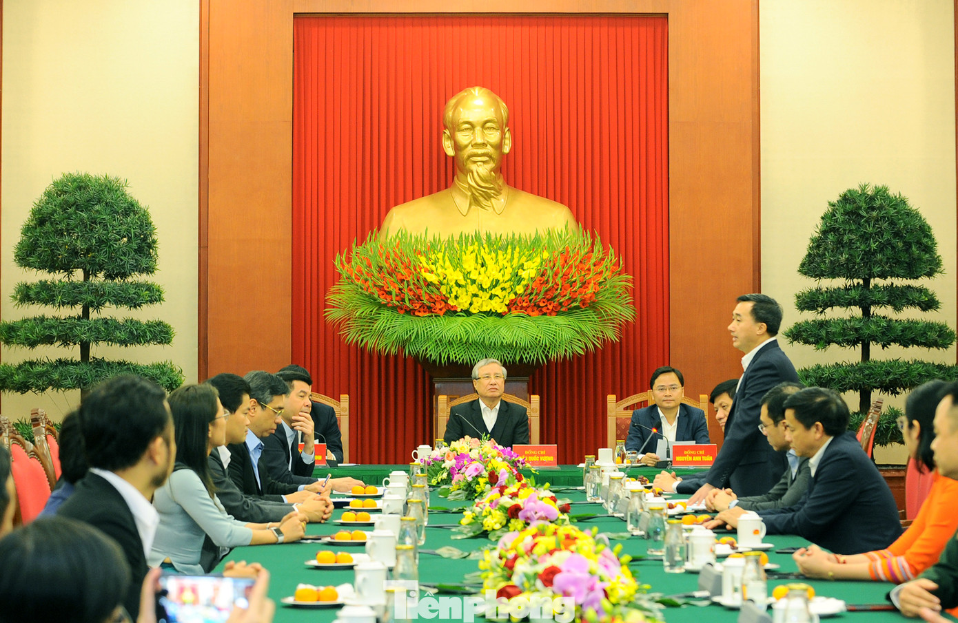 Thường trực Ban Bí thư Trần Quốc Vượng gặp mặt thầy thuốc trẻ tiêu biểu ảnh 2