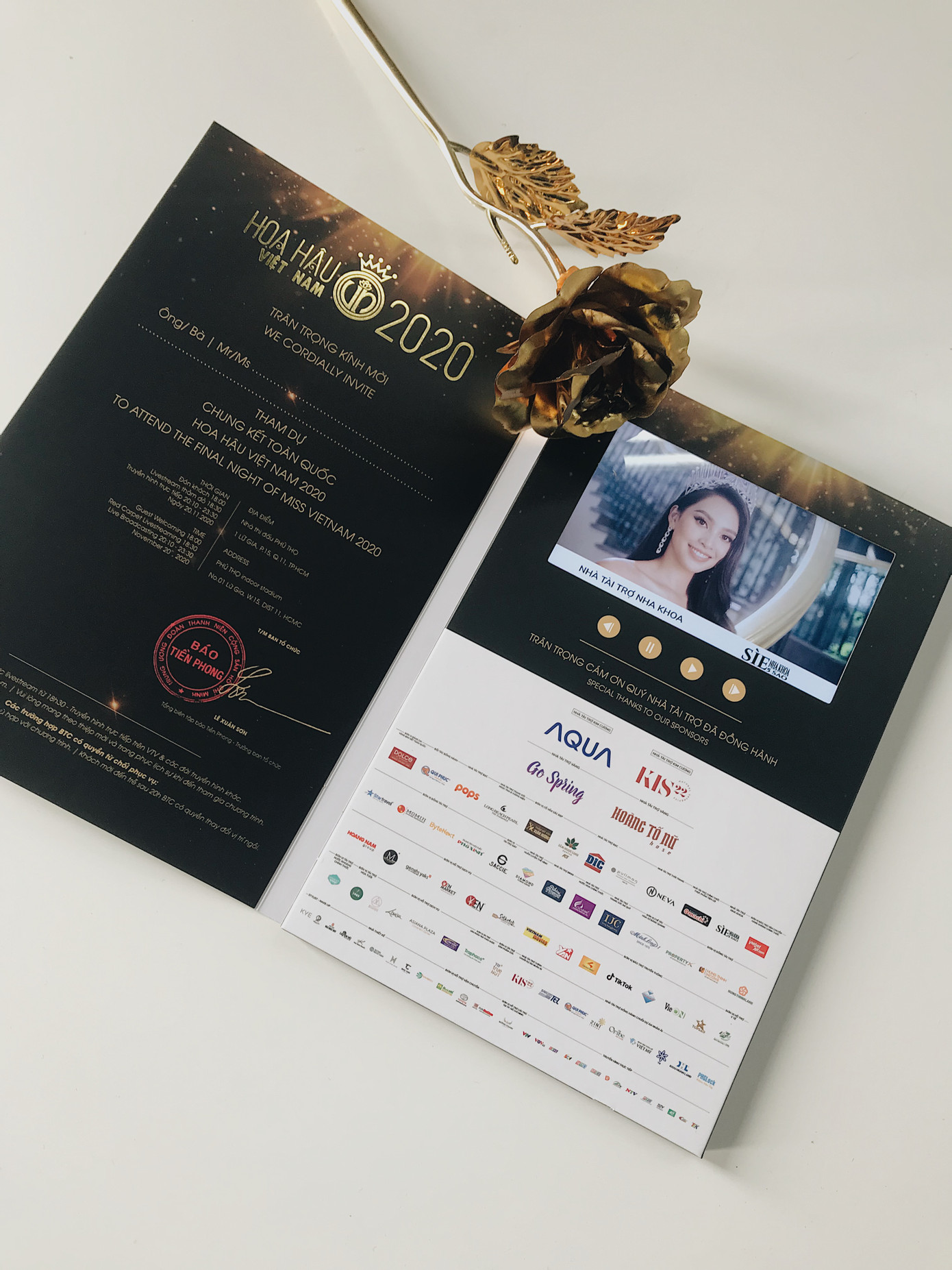 Hé lộ vé mời đặc biệt tham dự đêm Chung kết toàn quốc Hoa Hậu Việt Nam 2020 ảnh 2