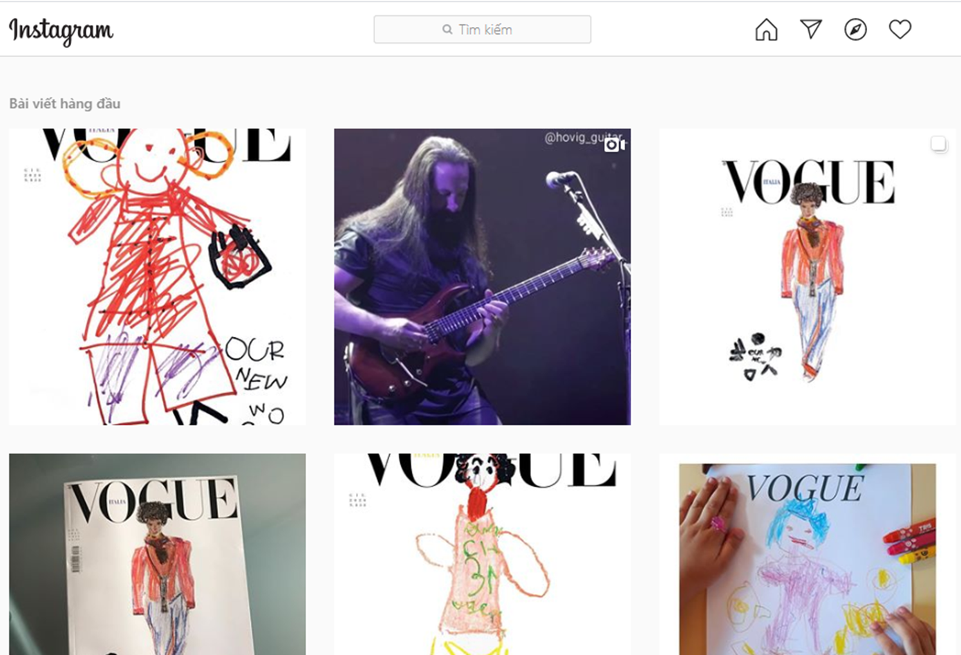 Bìa tạp chí nổi tiếng Vogue Ý tháng 6 gây chú ý khi được vẽ tay bởi các bé thiếu nhi ảnh 4