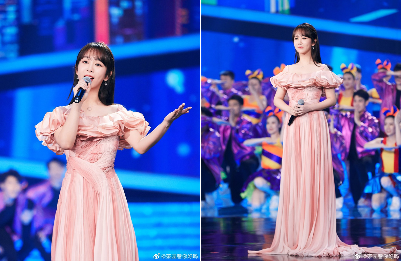 Dương Tử đẹp như một đóa hồng trong trang phục NTK Công Trí dự sự kiện của đài CCTV ảnh 5