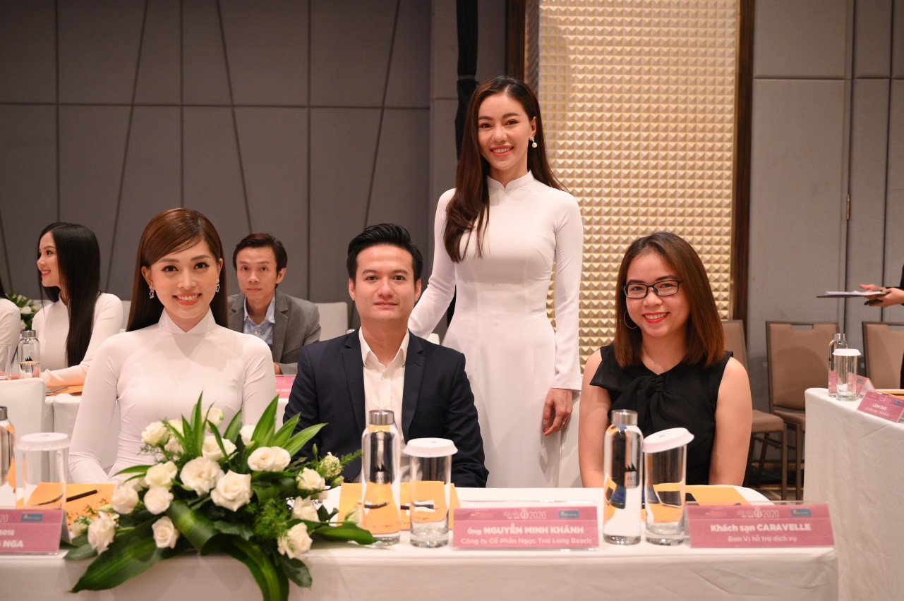 Dàn người đẹp hội tụ tại khách sạn Caravelle Sài Gòn dự họp báo Hoa hậu Việt Nam 2020 ảnh 7