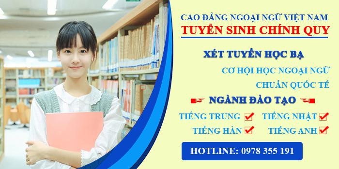 Đăng ký Học Cao đẳng Ngoại ngữ Việt Nam ở đâu? ảnh 2