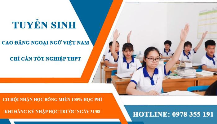 Đăng ký Học Cao đẳng Ngoại ngữ Việt Nam ở đâu? ảnh 1