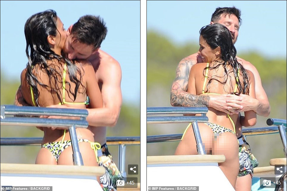 Messi ôm ấp bà xã nóng bỏng trên du thuyền, cùng gia đình Suarez đi nghỉ mát ảnh 2