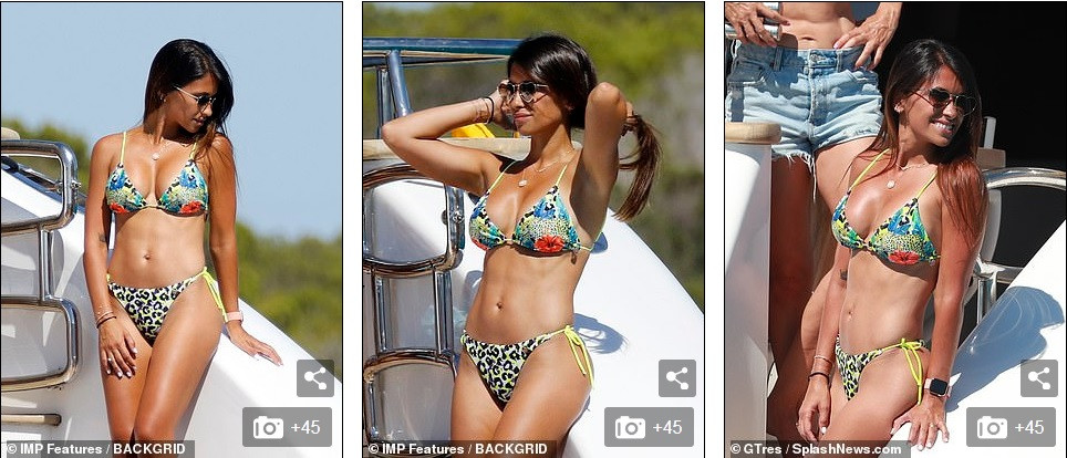 Messi ôm ấp bà xã nóng bỏng trên du thuyền, cùng gia đình Suarez đi nghỉ mát ảnh 3