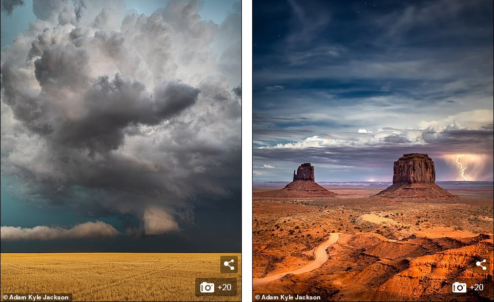 Những khoảnh khắc đẹp đến rợn người của ‘bão tử thần’ ảnh 5