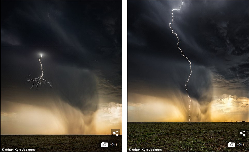 Những khoảnh khắc đẹp đến rợn người của ‘bão tử thần’ ảnh 3