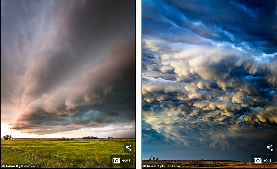 Những khoảnh khắc đẹp đến rợn người của ‘bão tử thần’ ảnh 13