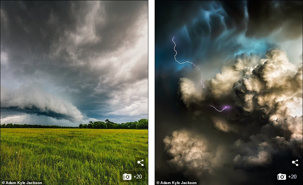 Những khoảnh khắc đẹp đến rợn người của ‘bão tử thần’ ảnh 7