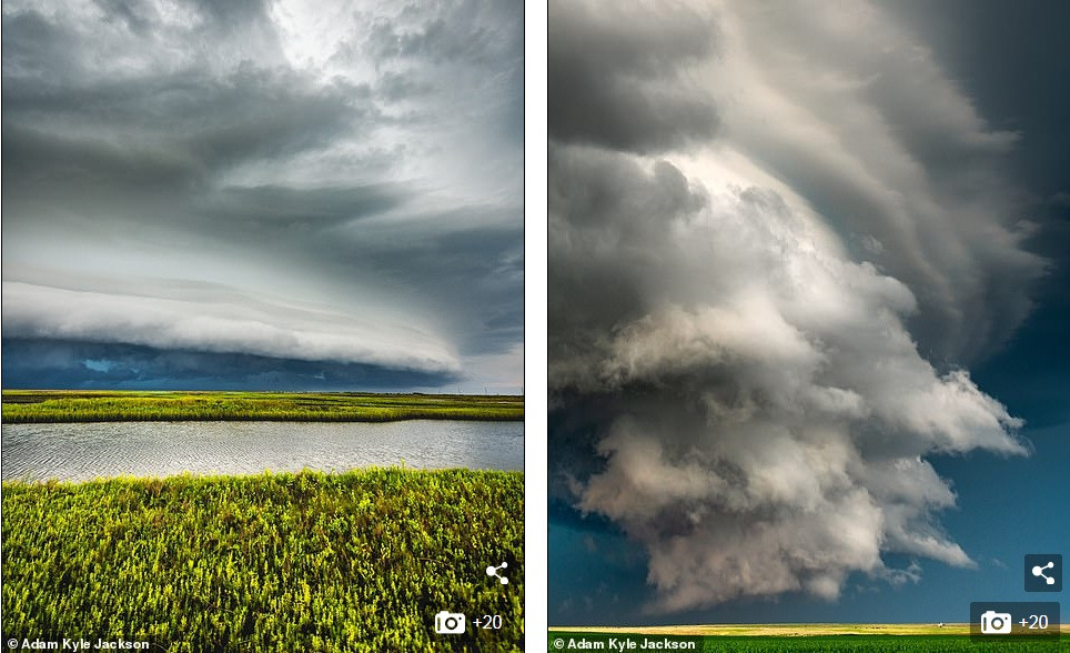 Những khoảnh khắc đẹp đến rợn người của ‘bão tử thần’ ảnh 11