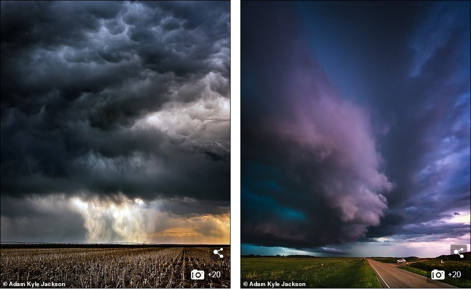 Những khoảnh khắc đẹp đến rợn người của ‘bão tử thần’ ảnh 9