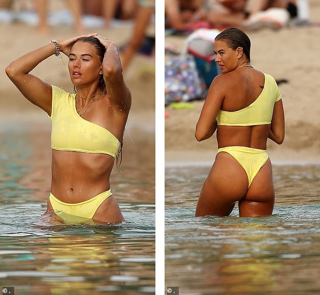 Arabella Chi mặc bikini lệch vai, khoe hình thể rám nắng 'bỏng rẫy' ảnh 3