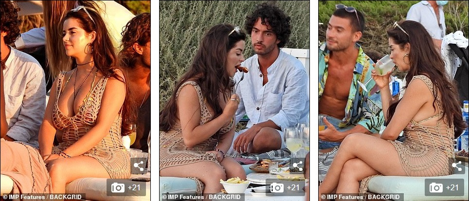 Phối bikini bé xíu với váy lưới hở bạo, Demi Rose ‘thiêu đốt’ bãi biển ảnh 6