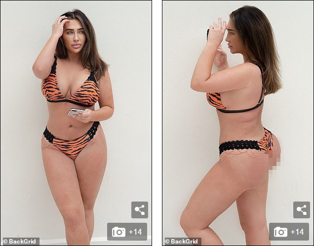 Lauren Goodger khoe vòng 1 ‘khủng’ với bikini nhưng lộ vòng 3 bất thường ảnh 4