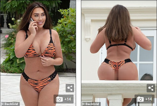 Lauren Goodger khoe vòng 1 ‘khủng’ với bikini nhưng lộ vòng 3 bất thường ảnh 2