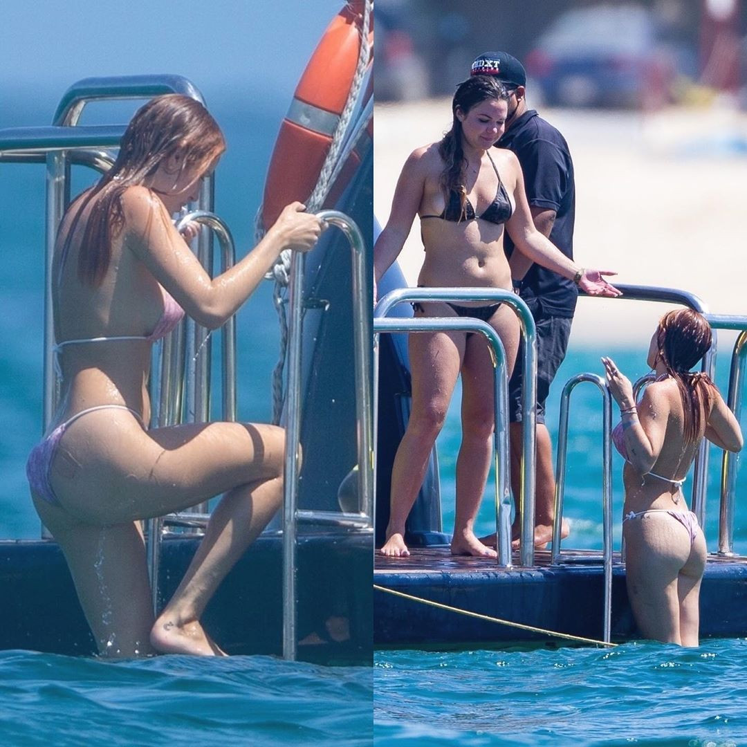 Sao lưỡng tính Bella Thorne khoe hình thể nóng bỏng với bikini trên du thuyền ảnh 5