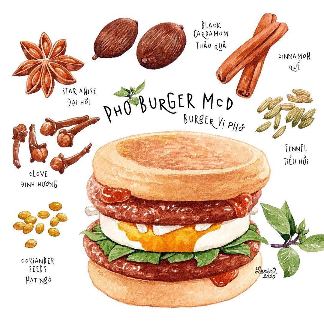 Hết pizza vị phở lại đến burger vị phở “chào sân” - nghe thì “toang” mà ăn thì sao? ảnh 1