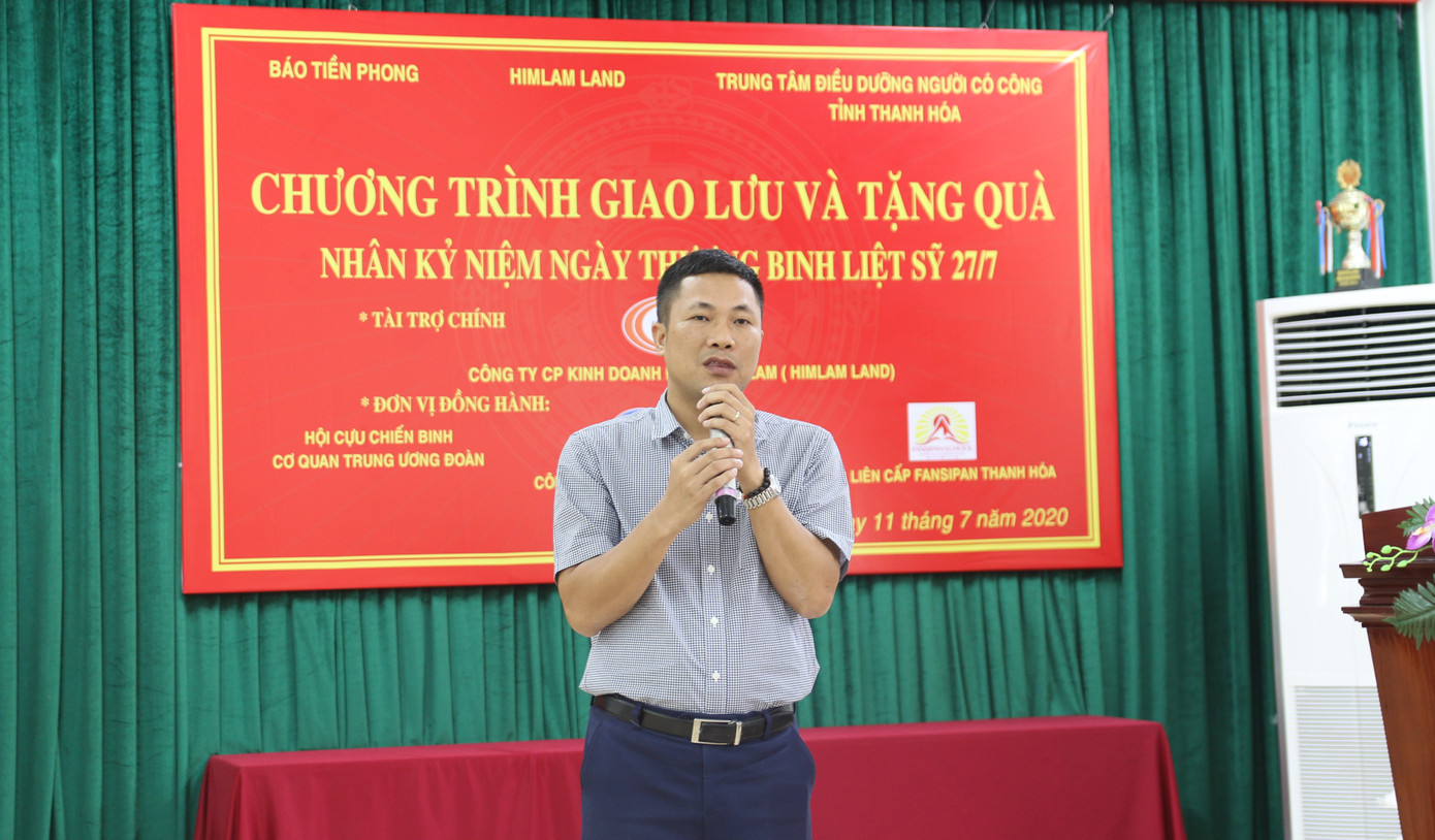 Tặng quà cho thương binh, người có công ở Thanh Hóa ảnh 2