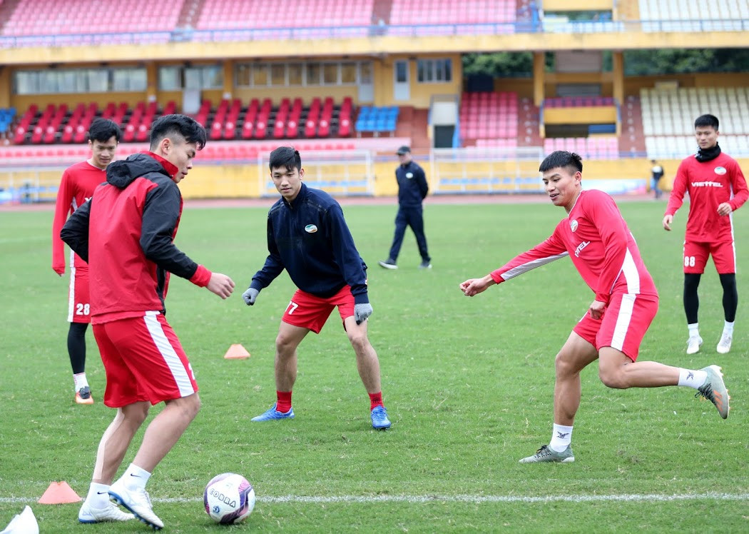 CLB Viettel luyện binh giữa trời đông, chuẩn bị cho Siêu cúp ảnh 10