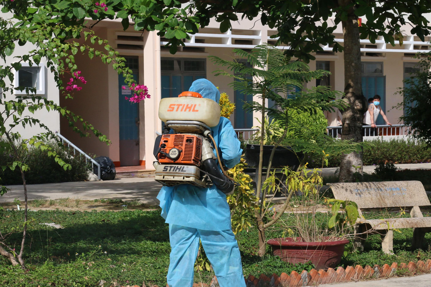 Bên trong khu cách ly 119 du học sinh về từ Hàn Quốc ở Khánh Hoà ảnh 2