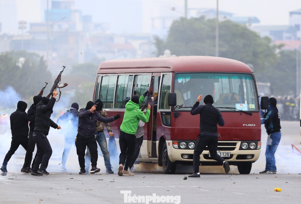 Nhìn gần diễn tập phương án bảo vệ Đại hội Đảng lần thứ XIII ảnh 14