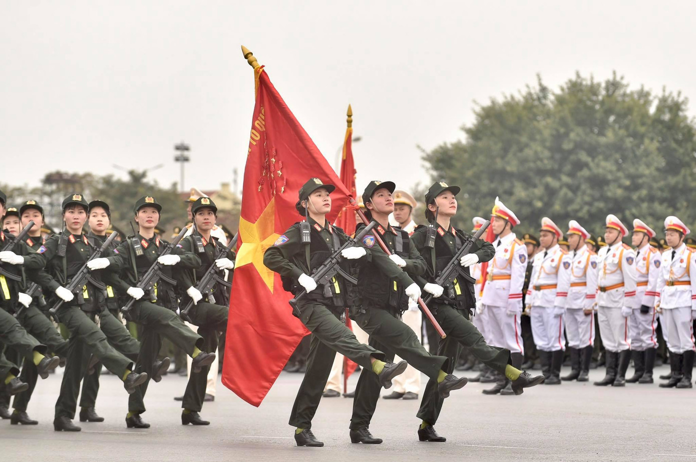 Nhìn gần diễn tập phương án bảo vệ Đại hội Đảng lần thứ XIII ảnh 8