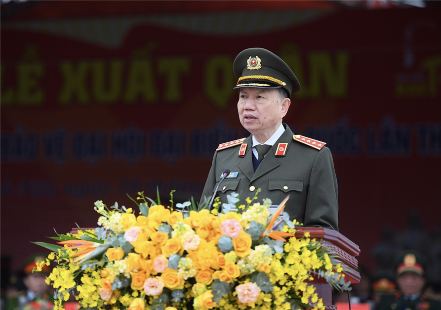 Nhìn gần diễn tập phương án bảo vệ Đại hội Đảng lần thứ XIII ảnh 6