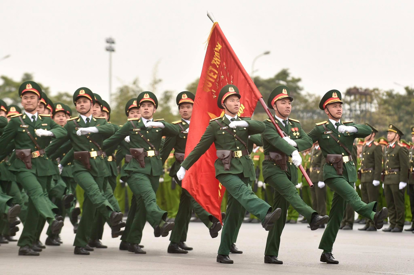 Nhìn gần diễn tập phương án bảo vệ Đại hội Đảng lần thứ XIII ảnh 7