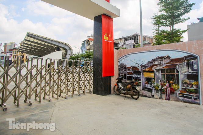 Ngắm Hà Nội xưa qua 'tranh tường bích họa' tại trung tâm quận Thủ đô ảnh 9