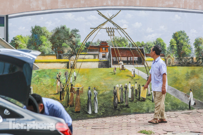 Ngắm Hà Nội xưa qua 'tranh tường bích họa' tại trung tâm quận Thủ đô ảnh 3