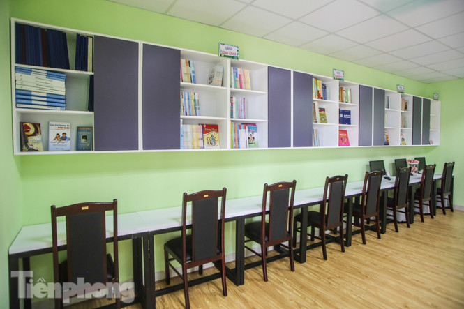 Gắn biển công trình tiểu học, vườn hoa hiện đại bậc nhất Thủ đô ảnh 7