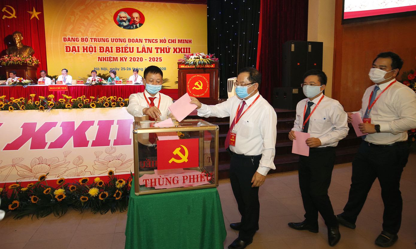 Bầu 25 đồng chí vào Ban Chấp hành Đảng bộ T.Ư Đoàn nhiệm kỳ 2020 - 2025 ảnh 9