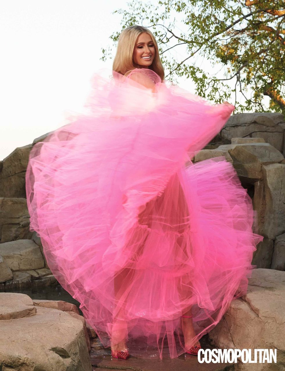 Cô nàng thừa kế Paris Hilton không nội y trên bìa tạp chí ảnh 4