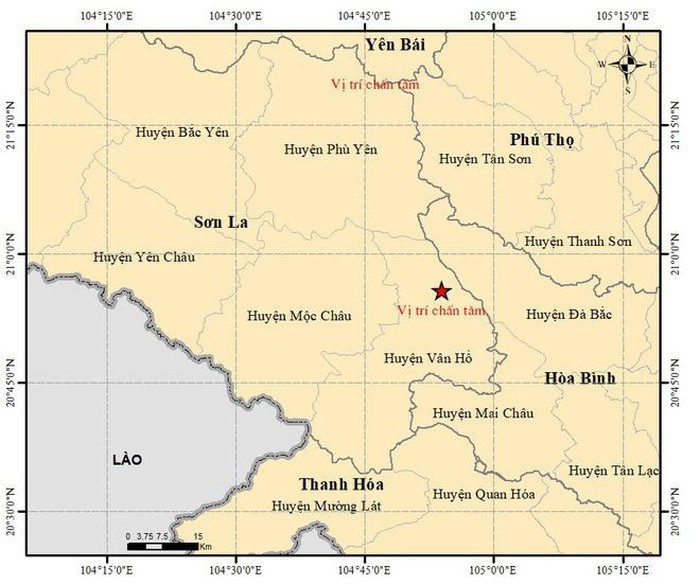 Động đất liên tiếp tại Sơn La ảnh 1