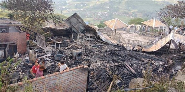 Tìm thấy thi thể nạn nhân trong vụ cháy lớn tại Sa Pa ảnh 1